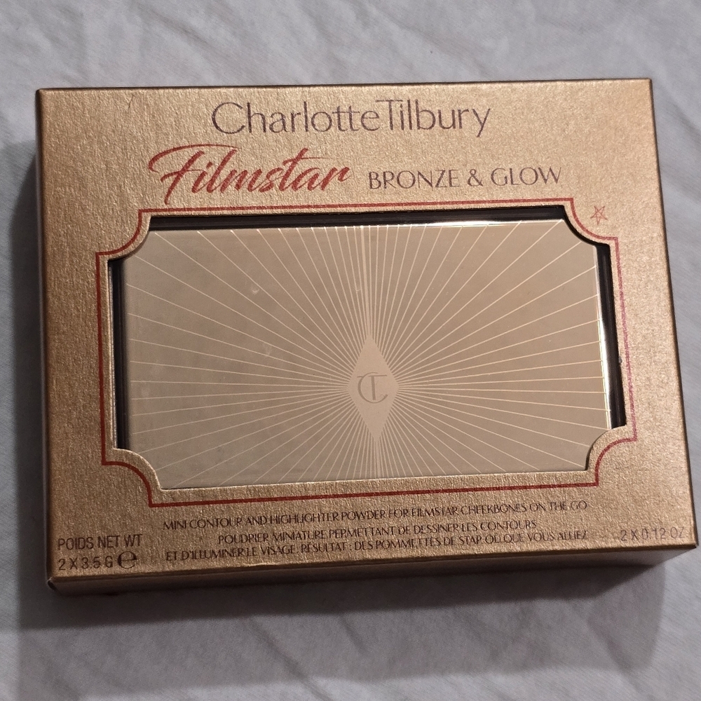 BNIB Charlotte Tilbury Filmstar Bronze & Glow Palette Contour Highlight Cheek